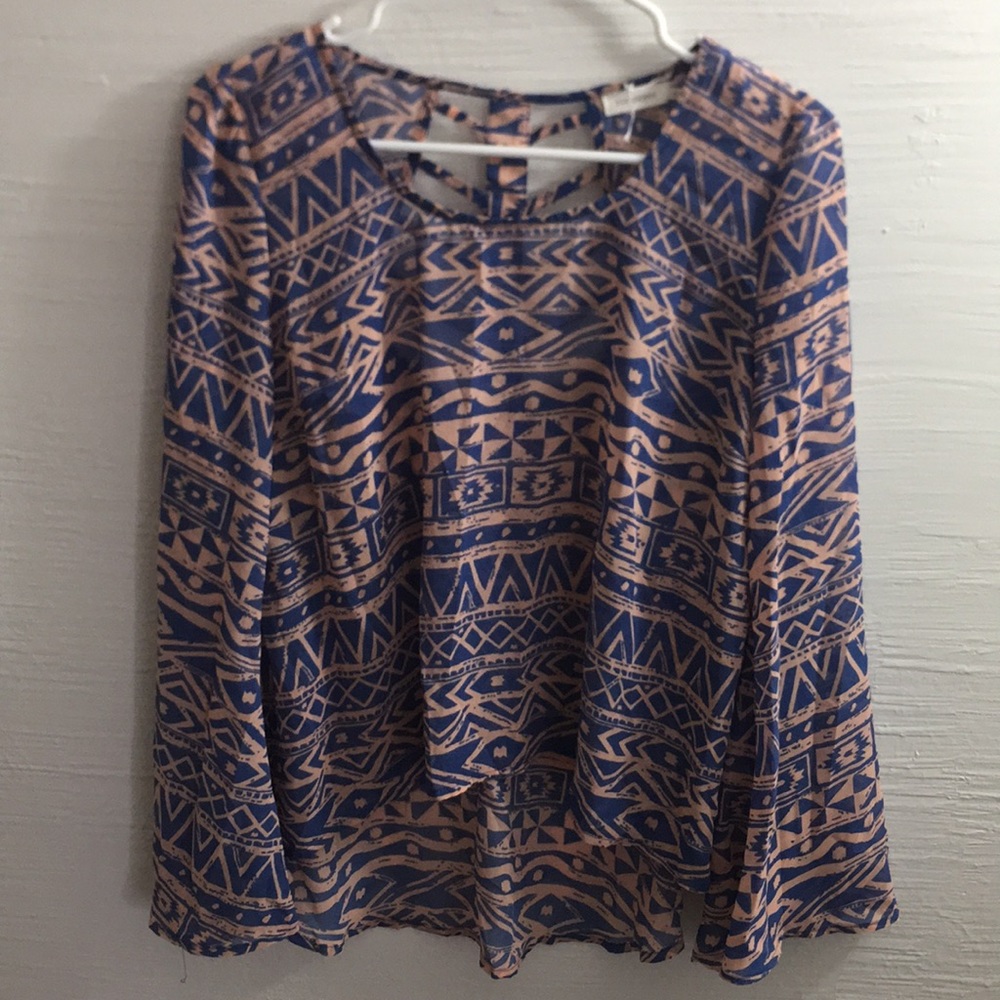 3 for $25 Blu pepper hi lo long sleeve boho style